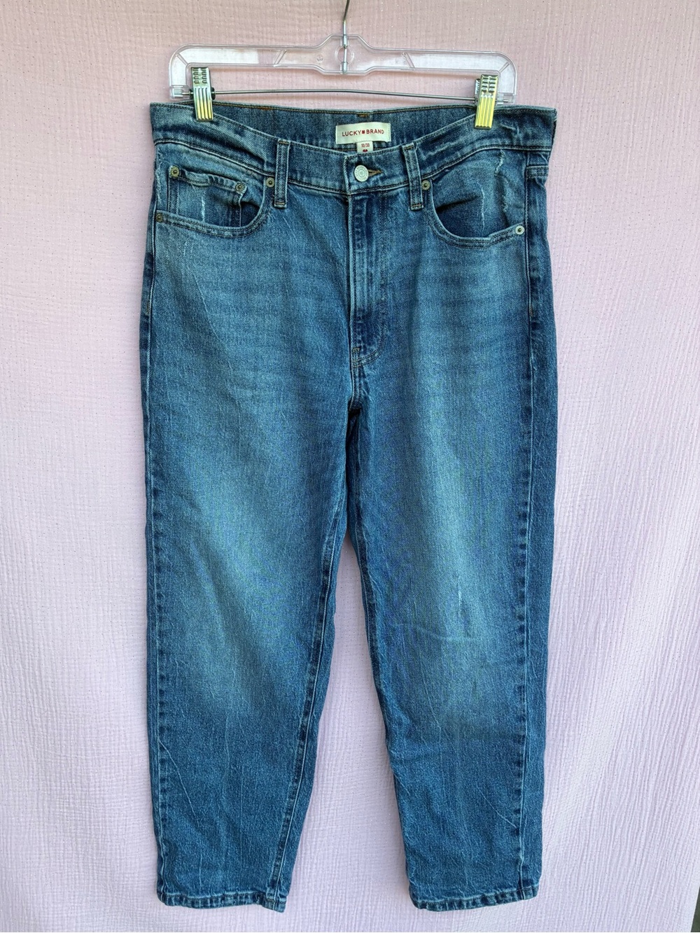 Lucky Brand Boyfriend Mid Rise Relaxed Straight Leg Jeans Size 10/30